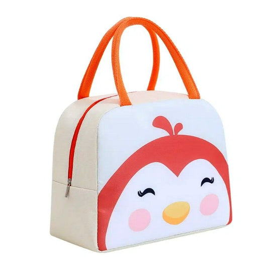 Morgan Sweet Cheeks Orange Birdie Animal Face Insulated Lunch Bag Gift Packaged
