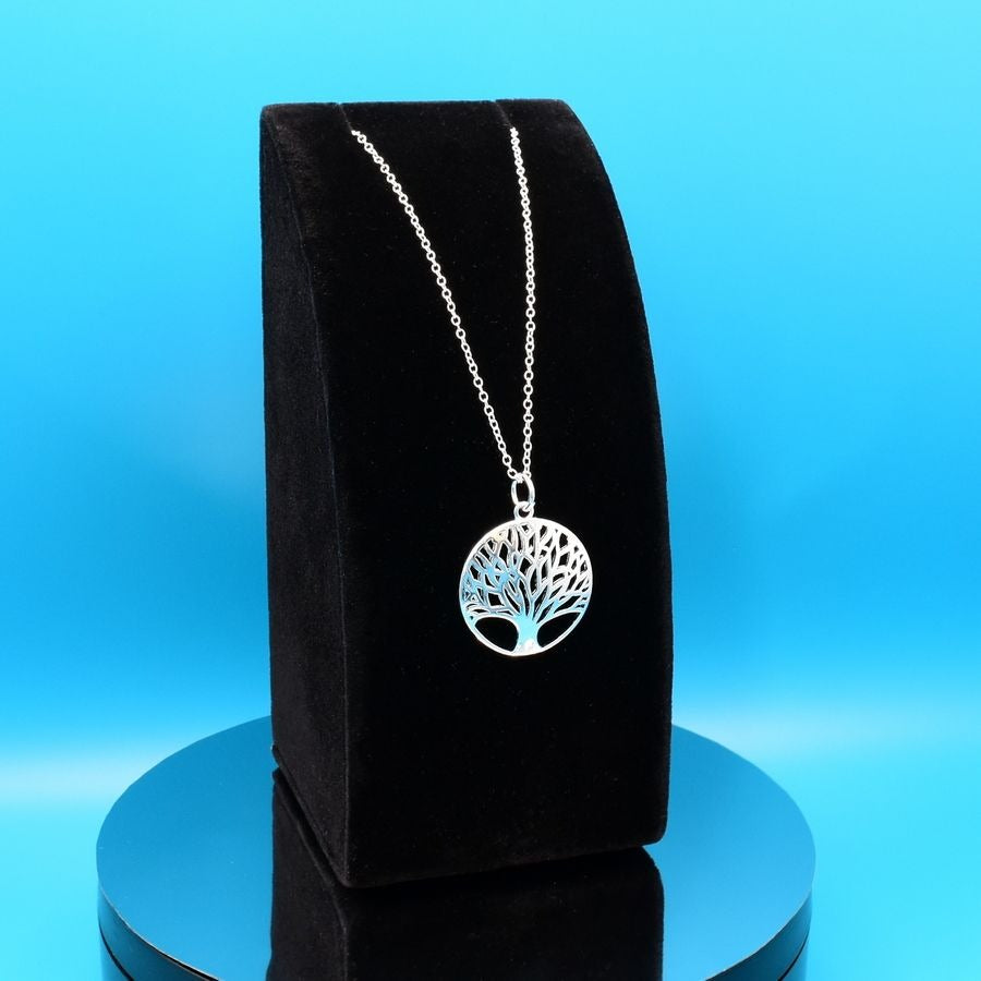 Destinelle Filigree 925 Sterling Silver Tree of Life Necklace