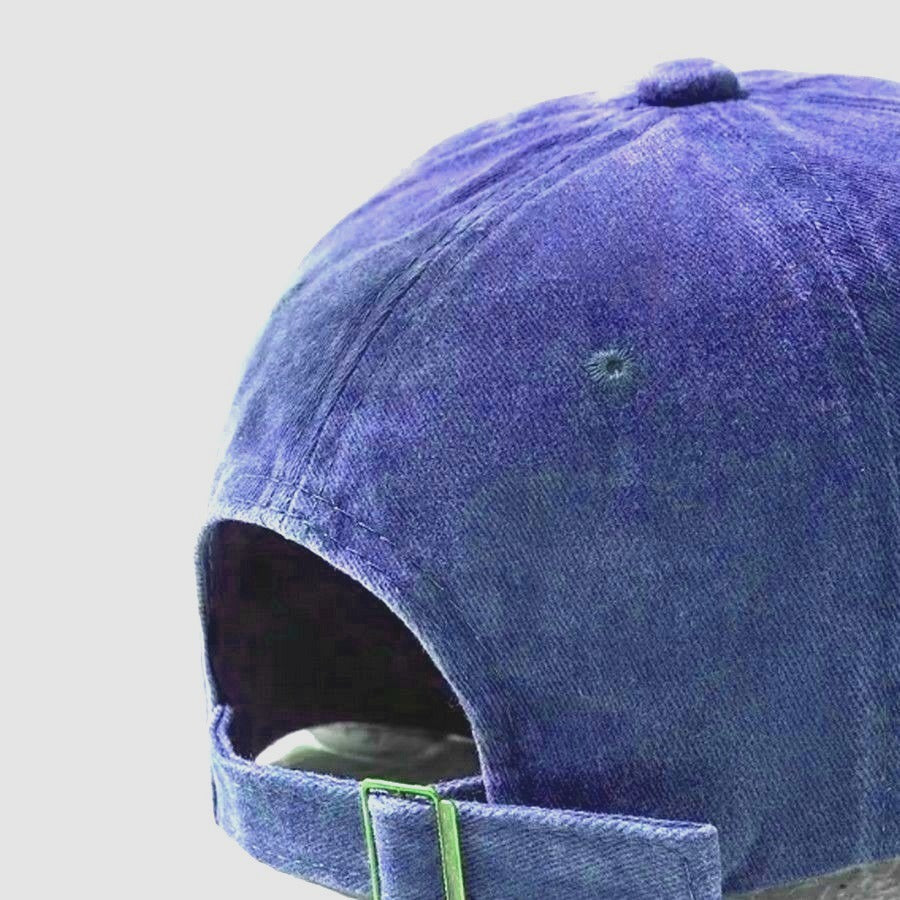 Danniella Dog Mom Cap Hat Weather Washed Blue
