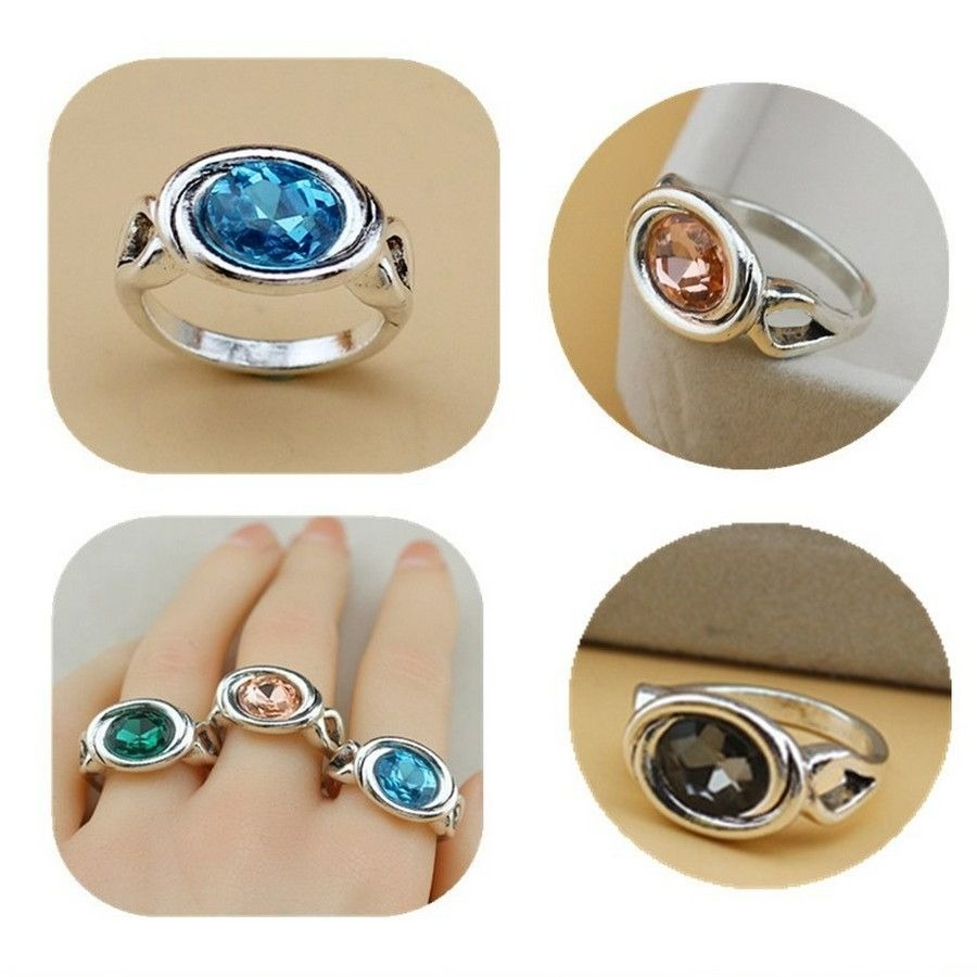 Zalia Oval Modern Silver Ring with Emerald Green Colored Crystal Size 8 Gift Box